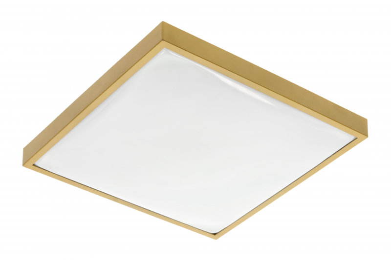 ALTAR LED Ceiling Lamp, 295x295mm, 4000K, 24W, 1680lm, AC180-250V, 50/60 Hz, PF>0.5, IP44, Golden,3y