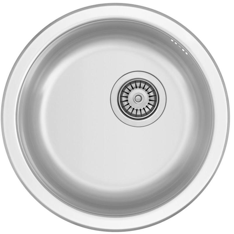 Banka R18380 Stainless Steel Round Sink 45 cm Top Mount 1208970055