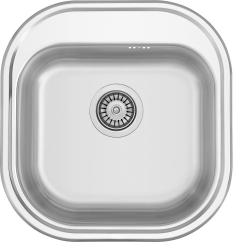 Orlando Banka Stainless Steel Sink 465 x 485 mm Top Mount with Faucet Hole Bank 1208970058