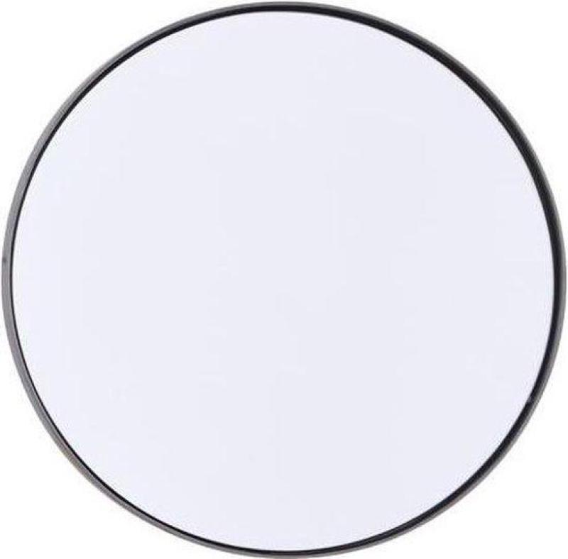 Outlet round 40cm Mirror Reflection Matte iron/Black - House Doctor for living room Fk0201