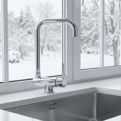 Graniteland Serenity fold-down window Kitchen mixer tap Chrome 1208970687