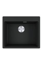 Franke Maris MRG 610-50 TL Fragranite Matte Black Sink Top Mount with Faucet Hole Bank 114.0668.630