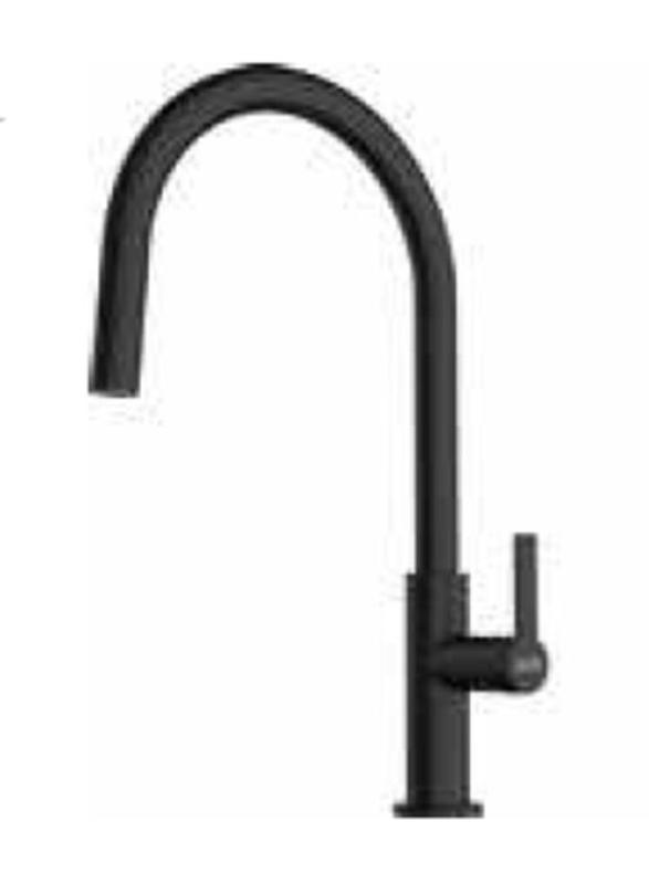 Franke Maris Slim J Kitchen Faucet Rotatable Round Spout Black 115.0728.386