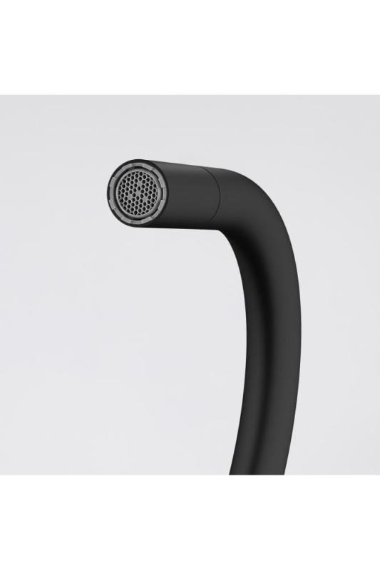 Franke Maris Slim J Kitchen Faucet Black with Retractable Spout 115.0728.389