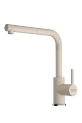 Franke Lina L Kitchen Faucet Coffee Cream with Retractable Spout 115.0728.488