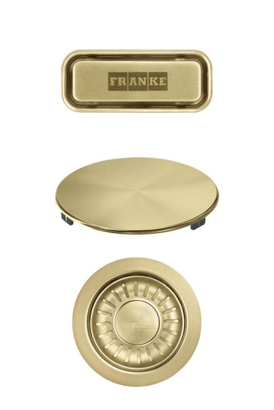 Franke Maris color set Drain set Gold 1208970845