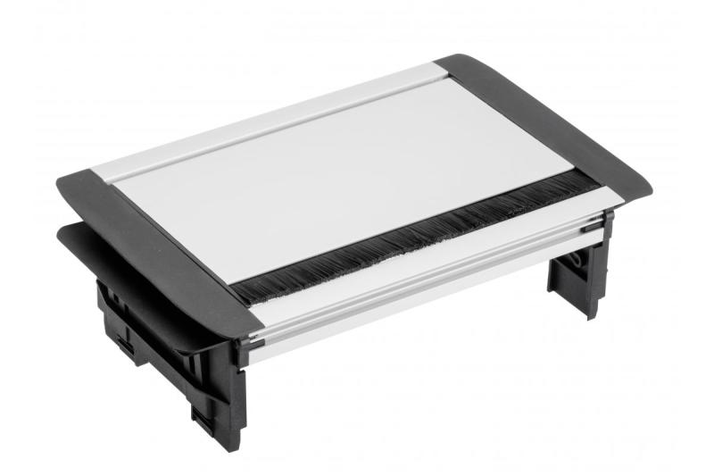 Through-desk power socket