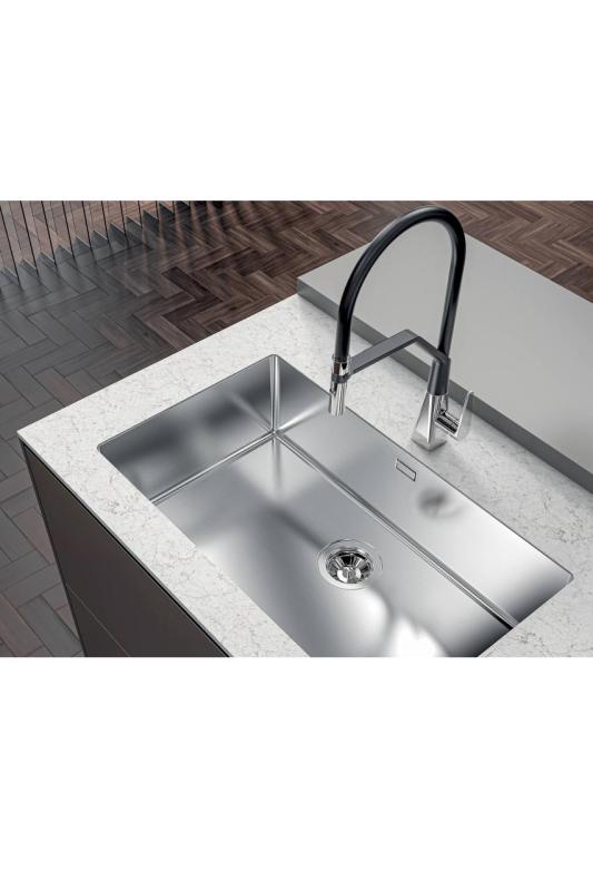 Foster Phantom Slimline Stainless Steel Sink 71x40cm Undermount for ceramic countertops 1208971121