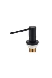 Ausmann Lirio Built-in Soap Dispenser Matte Black, refillable from the top 1208971202