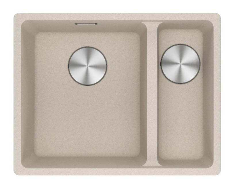 Franke Maris MRG 260-34-15 Fragranite Coffee Cream Sink Left Bowl Flush Mount 135.0725.670