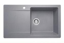 Graniteland Liri Granite Gray sink with draining area 765x448 mm 1208971441