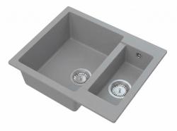 Graniteland Adda Granite Gray 1.5 Build-up Sink 600x495mm 1208971456