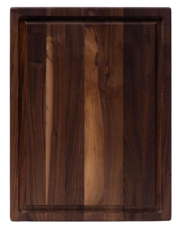 Woodsea Butcher Groove S - Walnut Wooden Cutting Board with juice groove 45x30 cm 1208971534