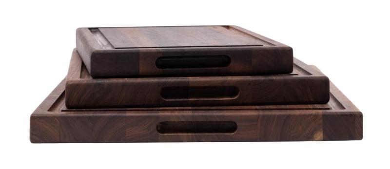 Woodsea Butcher Groove M - Walnut Wooden Cutting Board with juice groove 50x38 cm 1208971535