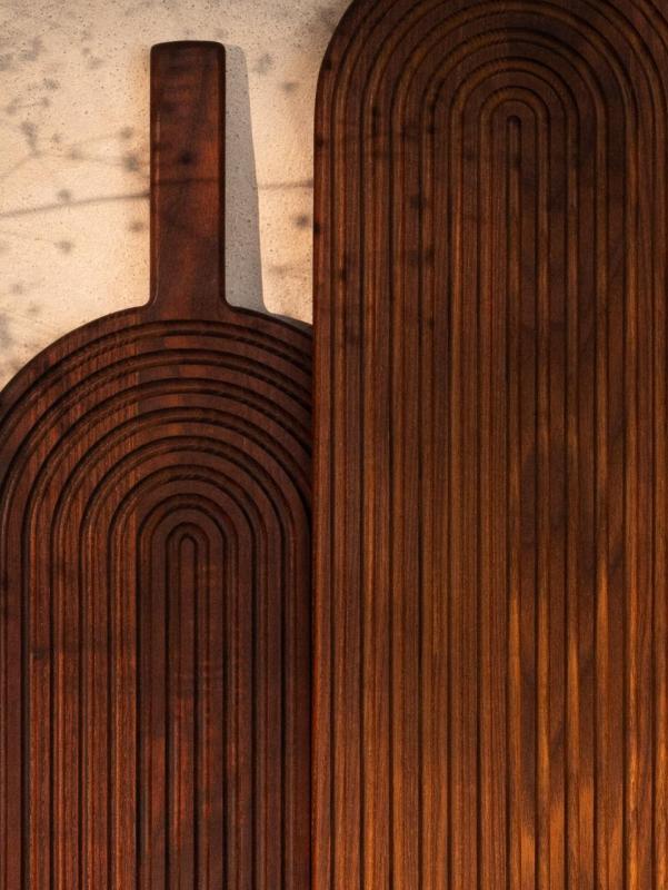 Woodsea Rainbow Ash M - Ashwood Rainbow cutting and serving board 485x185 mm 1208971563