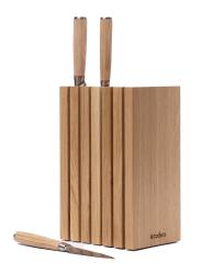 Woodsea Block Oak M - Oak Knife Holder Block 17x12 cm 1208971610