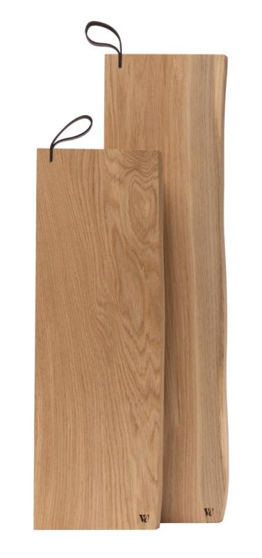 Woodsea Serving S - Oak Serving Board 55x17 cm with Leather Handle 1208971615