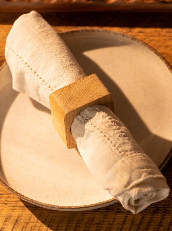 Woodsea Napkin Ring Walnut - Walnut Wood Napkin Ring 5x5 cm 2 pieces 1208971654