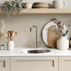 Pure.Sink Rondo Stainless Steel Round Sink: Flush-Mount, Undermount, and Overmount, 37 cm RD375-SS