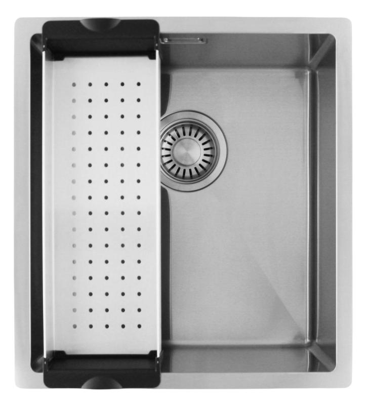 Pure.Sink Luxion Stainless steel sink 36x40 cm undermount, flush mount, and top mount  PLX3640-02