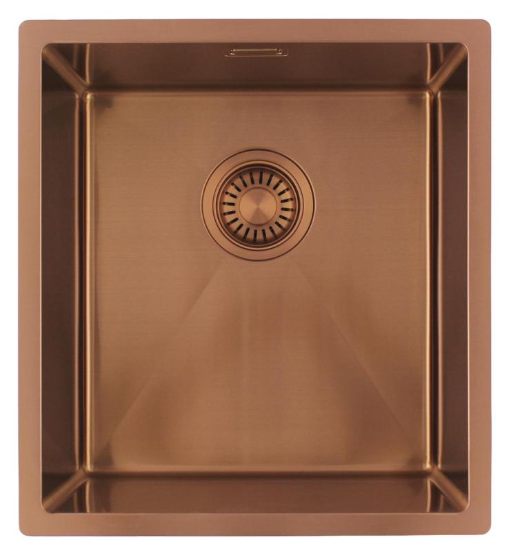 Pure.Sink Luxion Copper sink 36x40 cm undermount, flush mount, and surface mount PLX3640-62