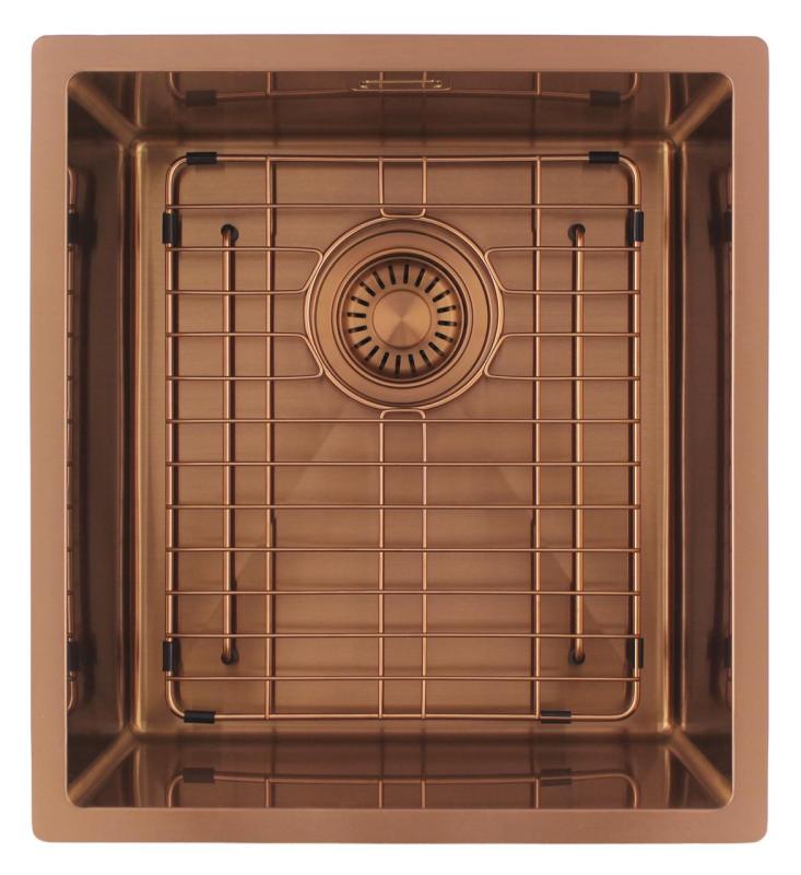 Pure.Sink Luxion Copper sink 36x40 cm undermount, flush mount, and surface mount PLX3640-62