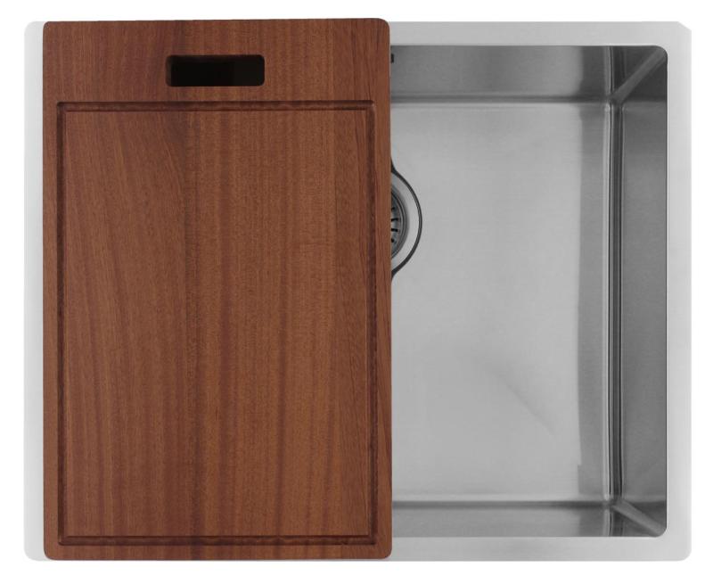 Pure.Sink Luxion Stainless steel sink 50x40 cm undermount, flush mount, and top mount  PLX5040-02