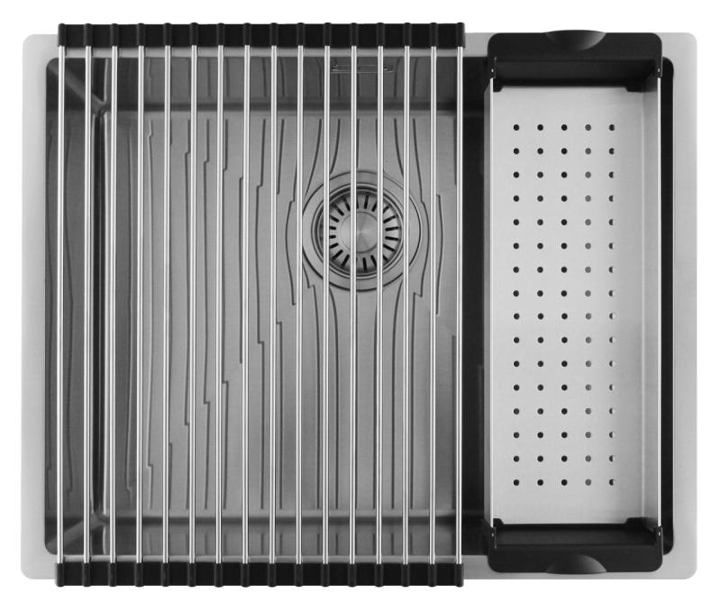 Pure.Sink Luxion Stainless steel sink 50x40 cm undermount, flush mount, and top mount  PLX5040-02