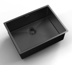 Pure.Sink Luxion PVD Black sink 55x40 cm undermount, flush mount, and top mount PLX5540-63