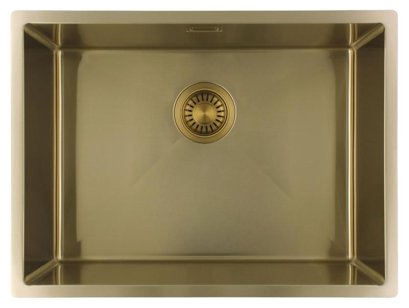 Pure.Sink Luxion Gold sink 55x40 cm undermount, flush mount, and surface mount PLX5540-60