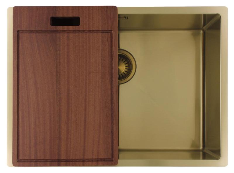 Pure.Sink Luxion Gold sink 55x40 cm undermount, flush mount, and surface mount PLX5540-60