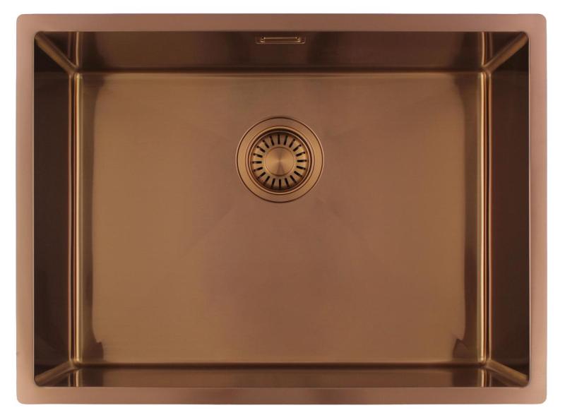 Pure.Sink Luxion Copper sink 55x40 cm undermount, flush mount, and surface mount PLX5540-62