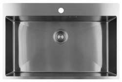 Pure.Sink Luxion Large stainless steel sink 78x50 cm Tapwing with tap hole PLX7850T-02