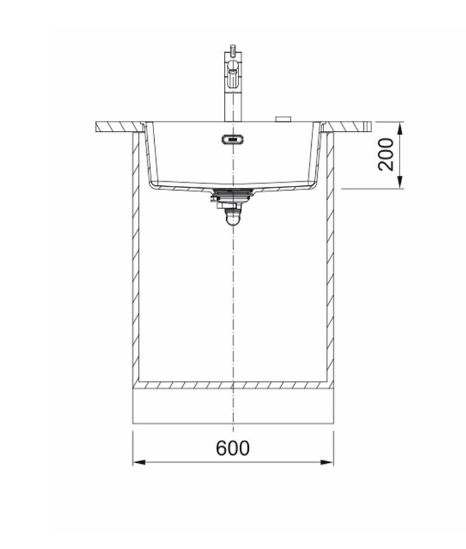 Franke Maris MRG 110-52 Fragranite Coffee Cream Undermount Sink 125.0725.628