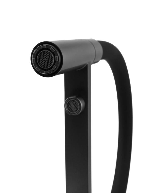 Pure.Sink Elite Steel Flex 3-way Stainless Steel Kitchen Faucet with Flexible Spout and Filtered Water PS8110-02