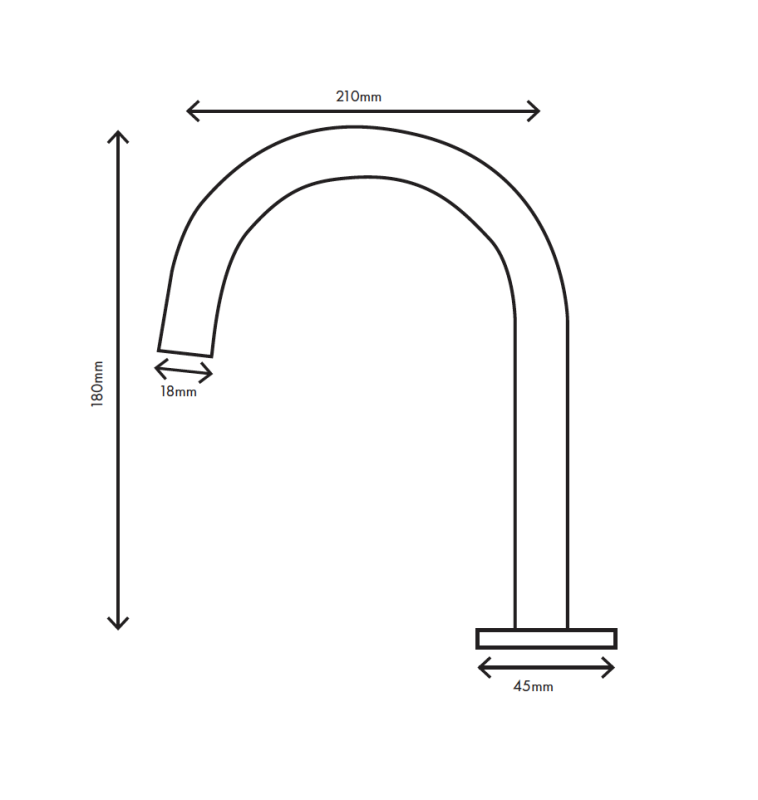 MURO TUA 2-hole sink faucet chrome with round spout 1208972104