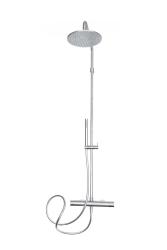 MURO TUA shower combination with thermostat and rain shower chrome M1.B11TH.CR
