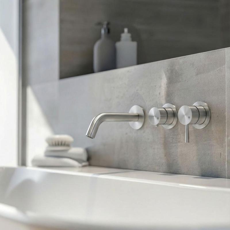 MURO TUA Built-in shower thermostat tap with 1 outlet, chrome M1.B31T.R.CR