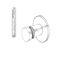 MURO TUA Slim hand shower set complete with wall connection chrome M1.BA1.S.CR