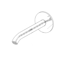 MURO TUA bath spout chrome M1.CA3.W.15.CR