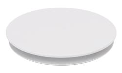 Pure.Sink Universal Drain cover, basket plug cap, matte white, rounded lid for drain, WSTCOV-32