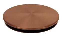 Pure.Sink Universal Drain cover, basket plug cap; round, polished copper cover for drain hole WSTCOV-62