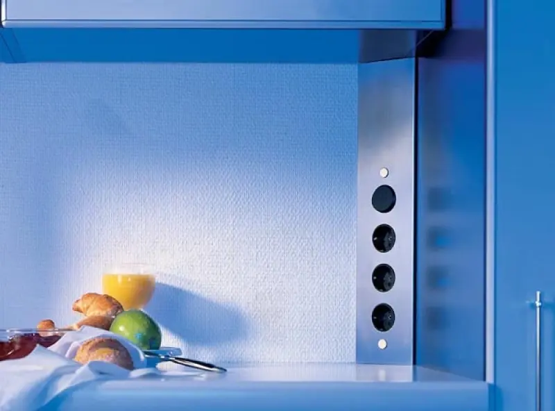 Indux Corner Power strip with 4 sockets, grounded, black 1208972307