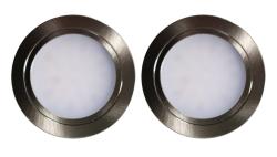 Indux Luma Small built-in kitchen Multi Tone LED Set 2 Spotlights Stainless steel look 1208972326