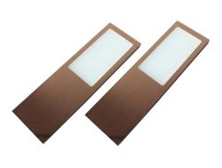 Indux Solin Kitchen Surface Mount Multi Tone LED Set 2 Spotlights x 3.6 W Copper 1208972348