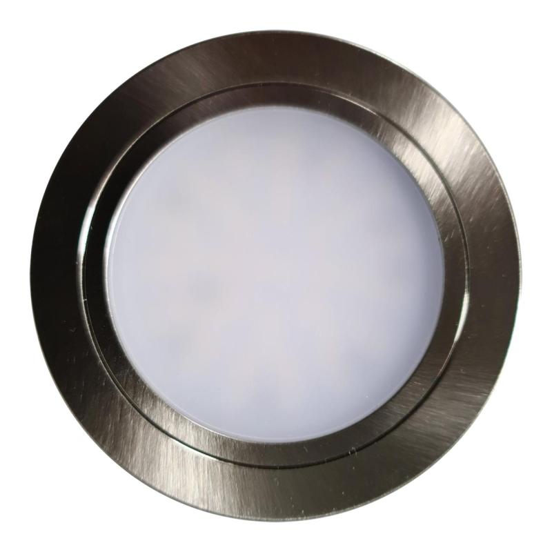 Indux Luma small built-in kitchen LED spotlight stainless steel look 1208972370