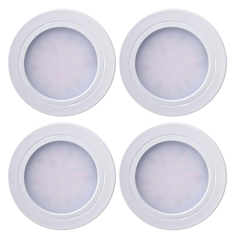 Indux Luma Small built-in kitchen LED spotlight set, 4 spotlights with LED driver, white 1208972377