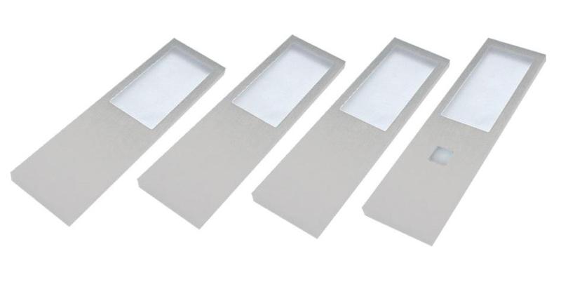 Indux Lino Kitchen Surface Mount LED Set 4 Spotlights 4W With Integrated Touch Dim Switch Aluminum 1208972396