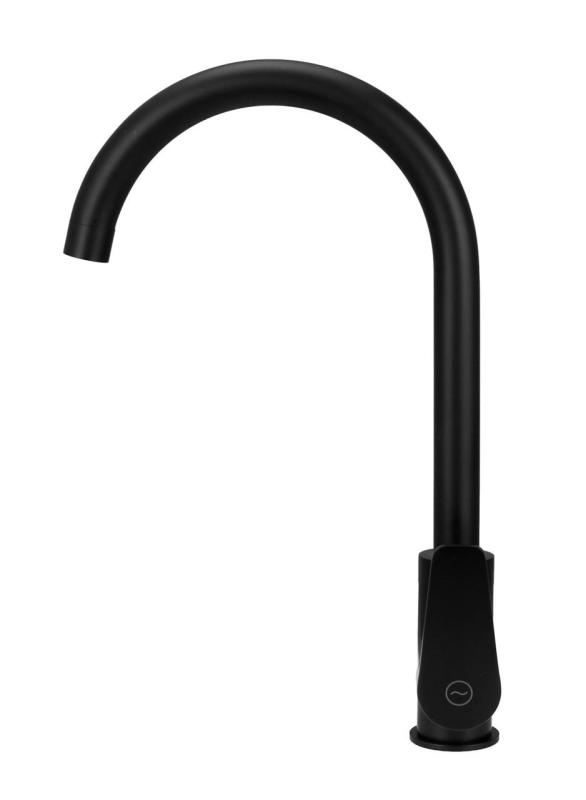 Aquanello Casa Black Single Lever Kitchen Faucet BL-1201-CS
