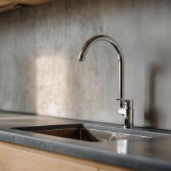 Aquanello Casa Kitchen mixer tap Chrome with top lever CR-1202-CS